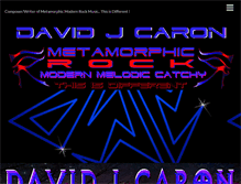 Tablet Screenshot of davidjcaron.com